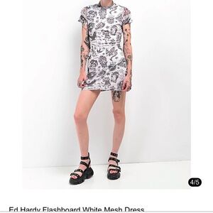 SOLD 🖤 Ed hardy short dress